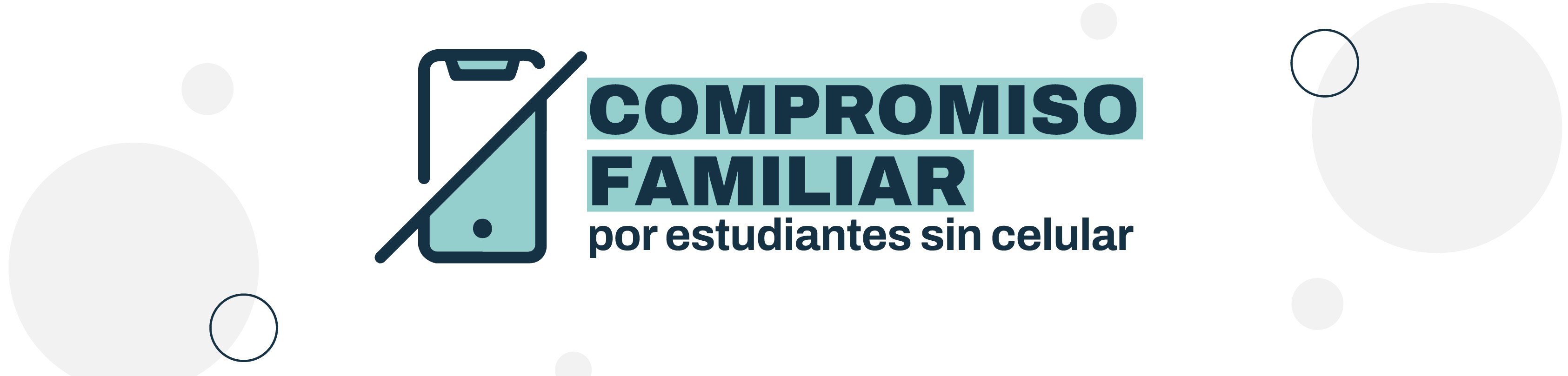Compromiso familiar - por los chicos sin celular