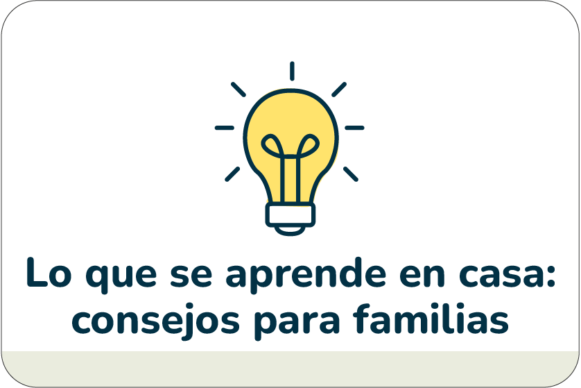 Lo que se aprende en casa